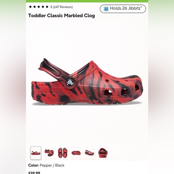 CROCS Toddler Classic Marbled Clog - Picture 1 of 4